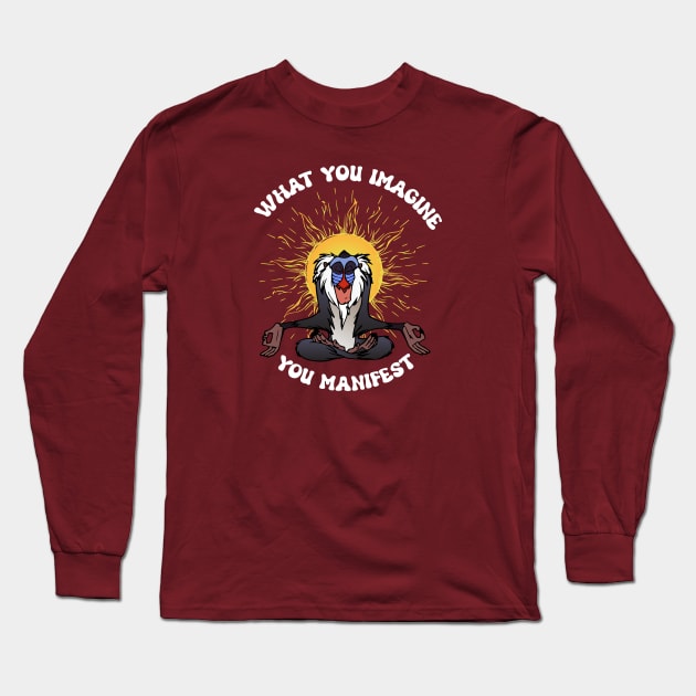 Rafiki - Be Positive and Manifest Positive Long Sleeve T-Shirt by funNkey